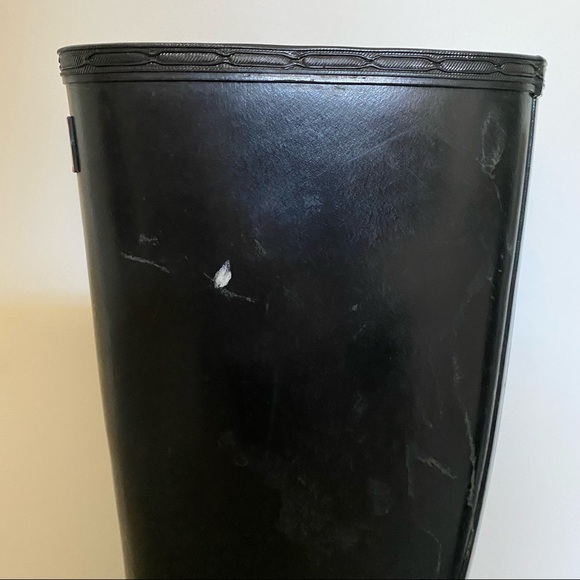 Hunter Boots Black Original Gloss Women’s Size 8 - Picture 7 of 15